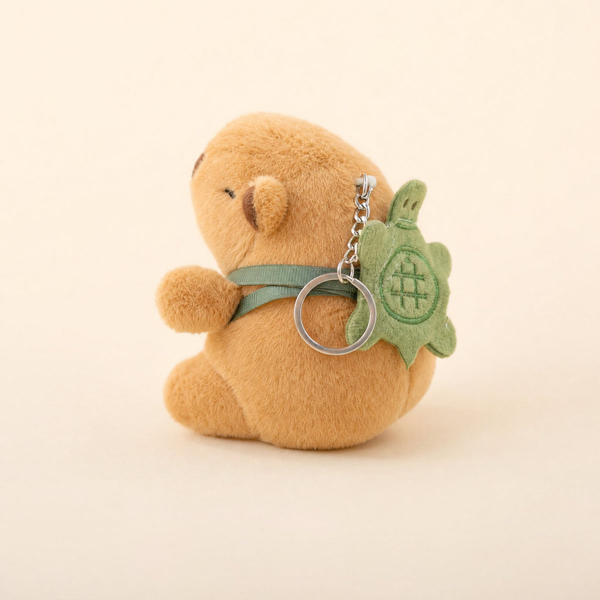 Capybara bag charm, Turtle Backpack, Honey